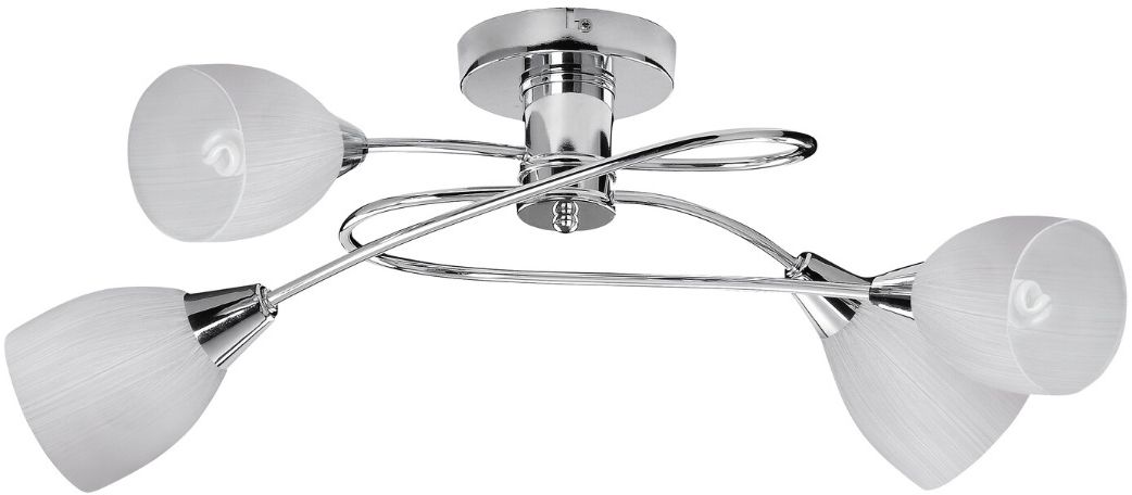 Rabalux Amy lampada da soffitto 4x60 W cromo 2598