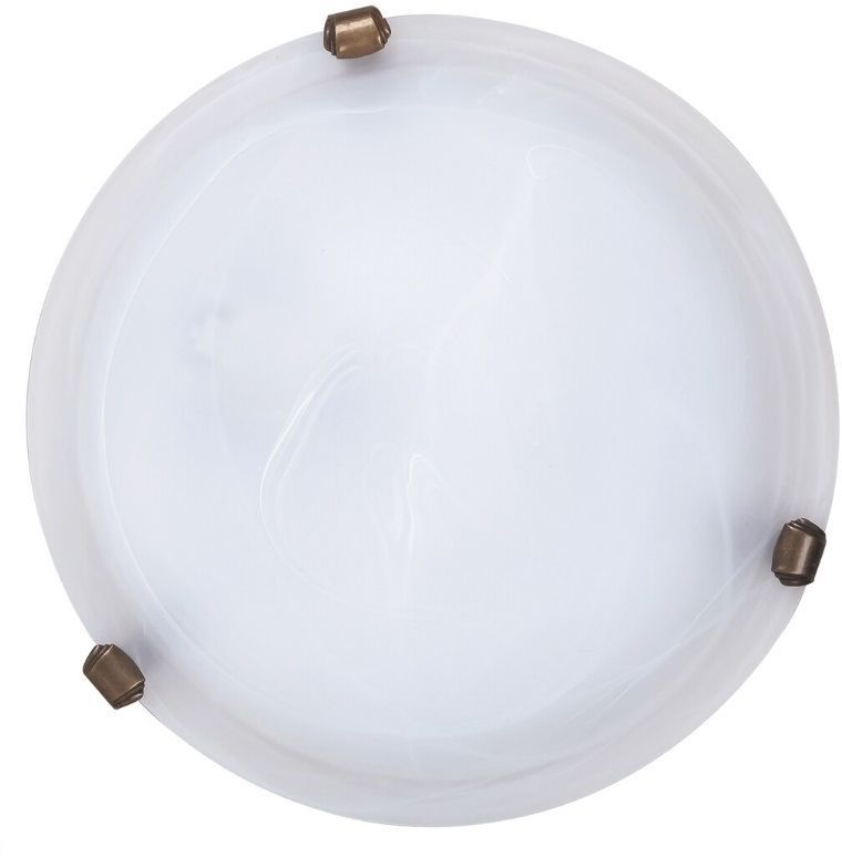 Rabalux Alabastro plafoniera 1x60 W bianco 3203