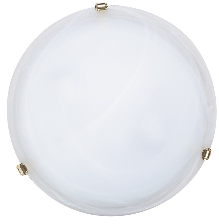 Rabalux Alabastro plafoniera 2x60 W bianco 3301