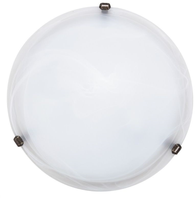 Rabalux Alabastro plafoniera 2x60 W bianco 3303