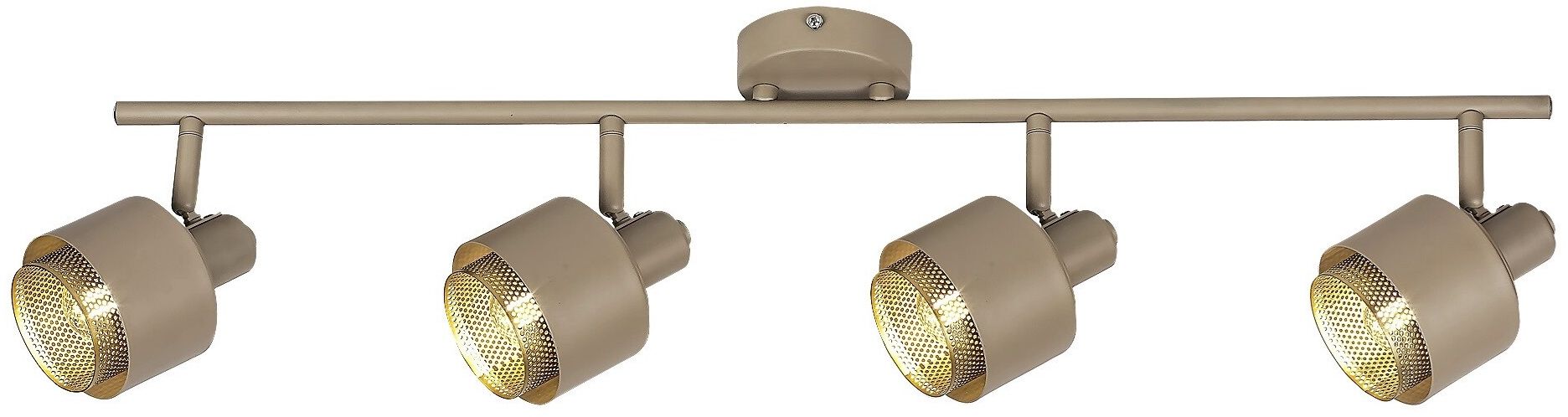 Rabalux Fedora lampada da soffitto 4x40 W oro -marrone 3550