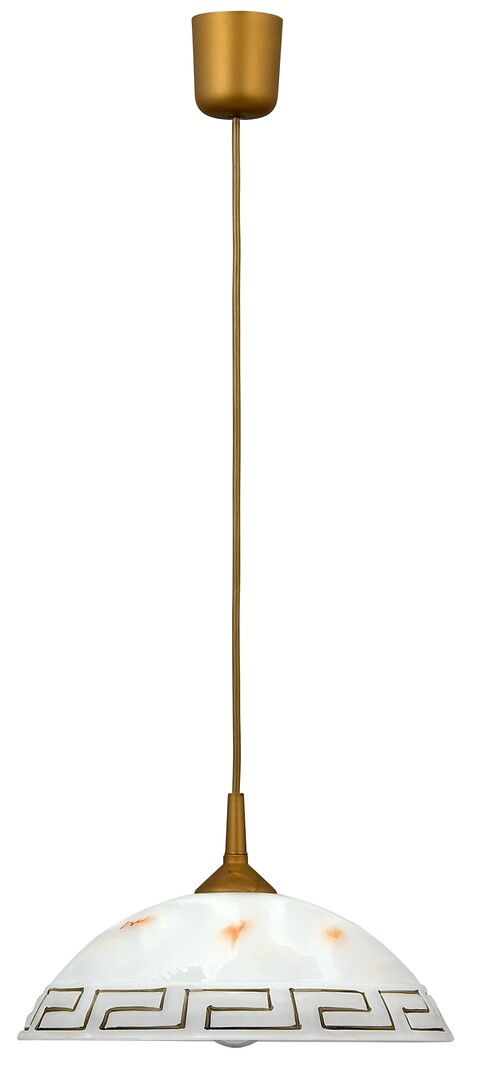 Rabalux Etrusco lampada sospesa 1x60 W bianco-marrone 7652