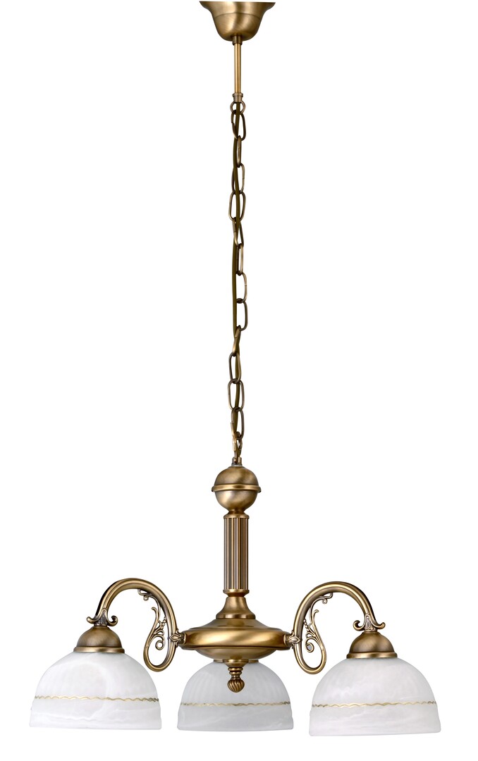 Rabalux Flossi lampada sospesa 3x40 W bianco-marrone 8813