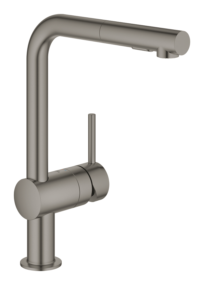 Grohe Minta rubinetto da cucina verticale Brushed Hard Graphite 30274AL0