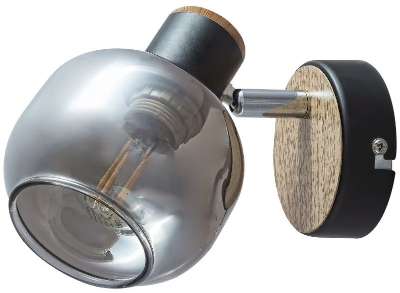 Rabalux Salazar lampada da parete 1x40 W fumé 5397