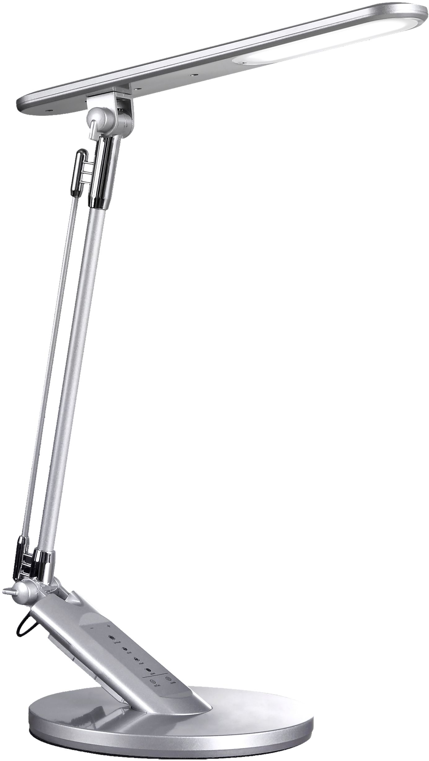 Goldlux Optimum lampada da scrivania 1x7 W argento 324986