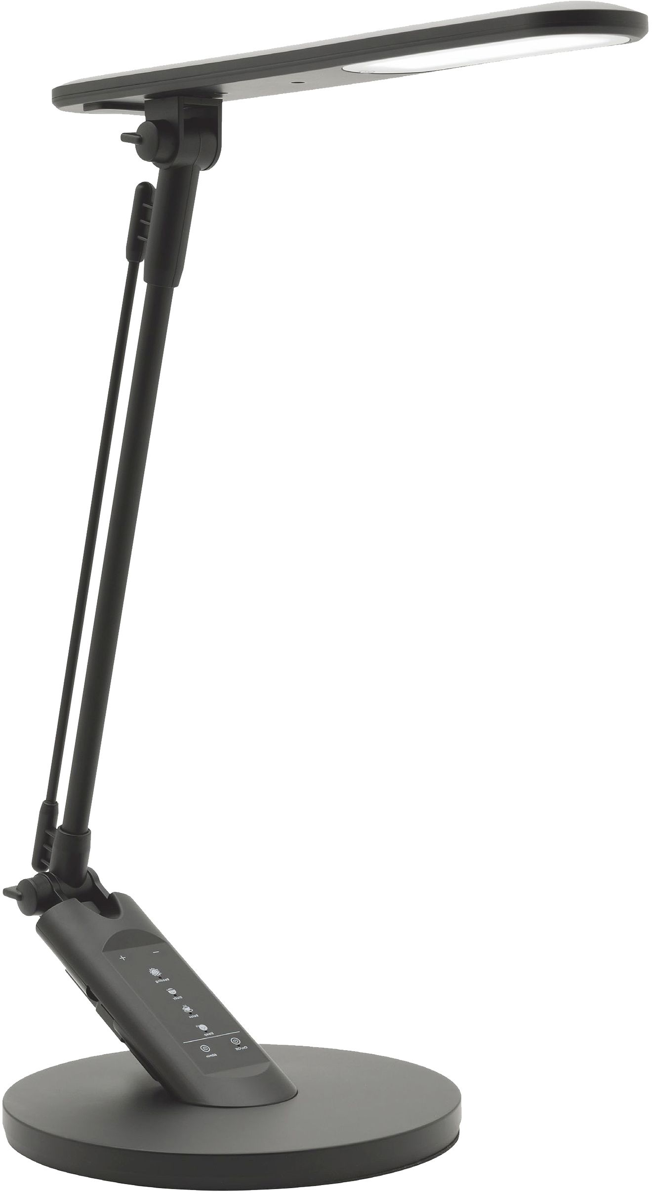 Goldlux Optimum lampada da scrivania 1x7 W nero 324993