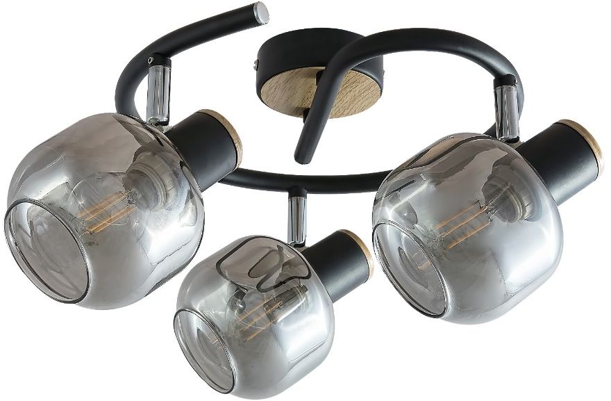 Rabalux Salazar lampada da soffitto 3x40 W fumé 5399