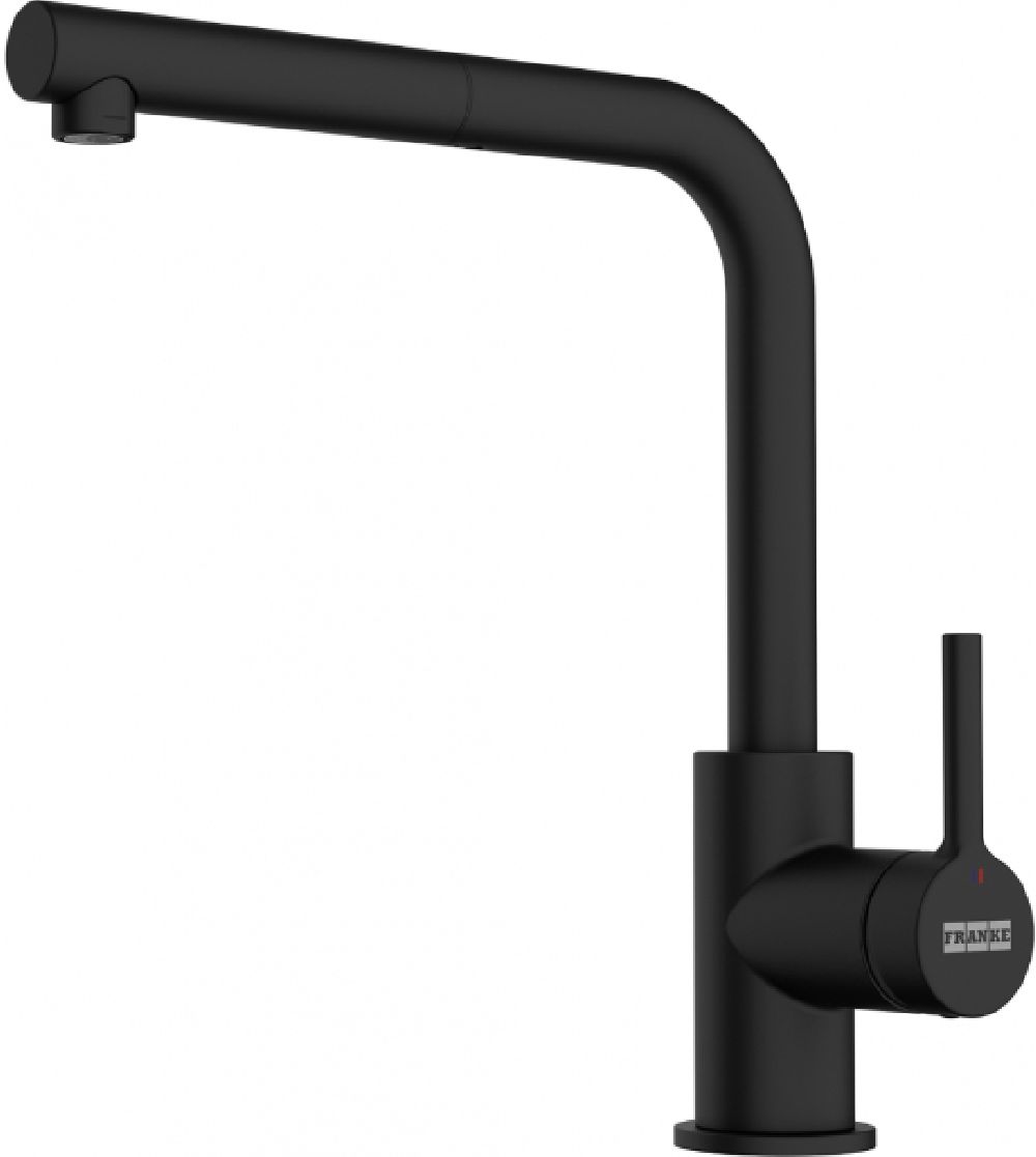Franke Lina rubinetto da cucina verticale nero 115.0712.435