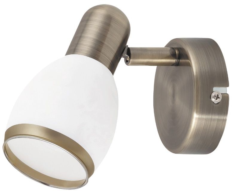 Rabalux Elite lampada da parete 1x40 W bianco-marrone 5970