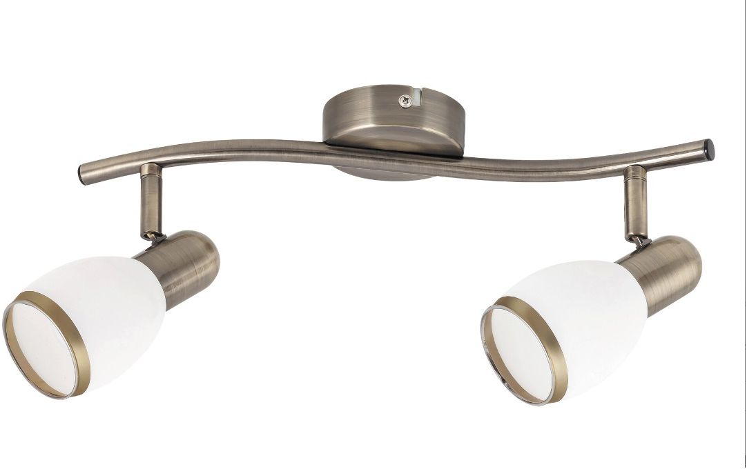 Rabalux Elite lampada da soffitto 2x40 W bianco-marrone 5971