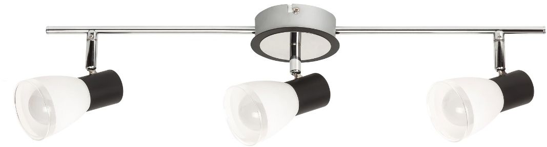 Rabalux Ati lampada da soffitto 3x40 W bianco-nero 5978