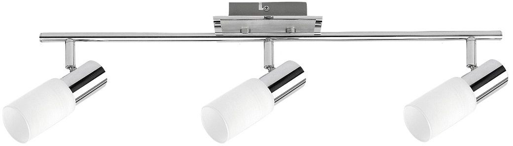 Rabalux Logan lampada da soffitto 3x40 W bianco-cromo 6098