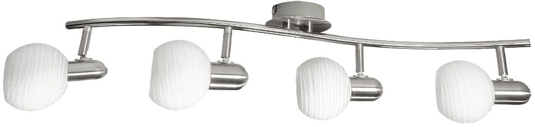 Rabalux Aurel lampada da soffitto 4x40 W bianco-cromo-satinato 6344