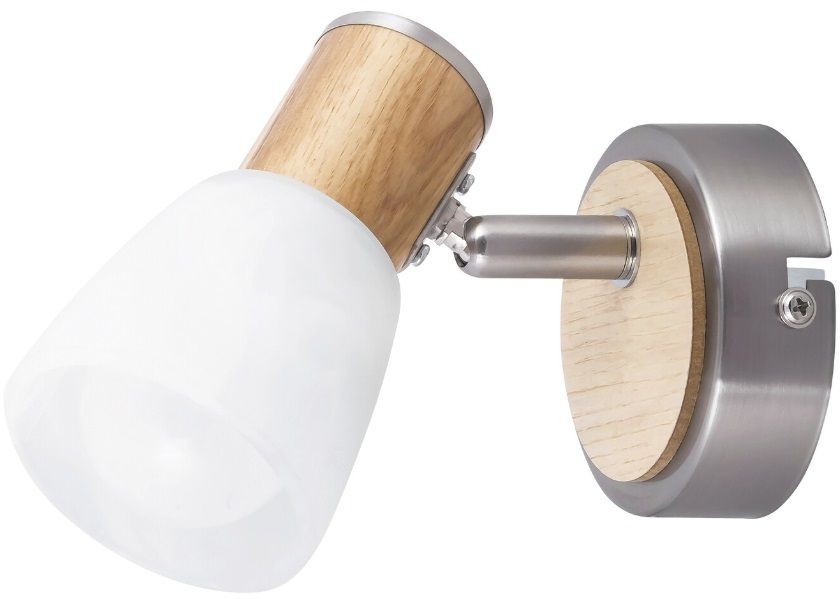 Rabalux Gavin lampada da parete 1x40 W bianco-cromo-satinato 6486