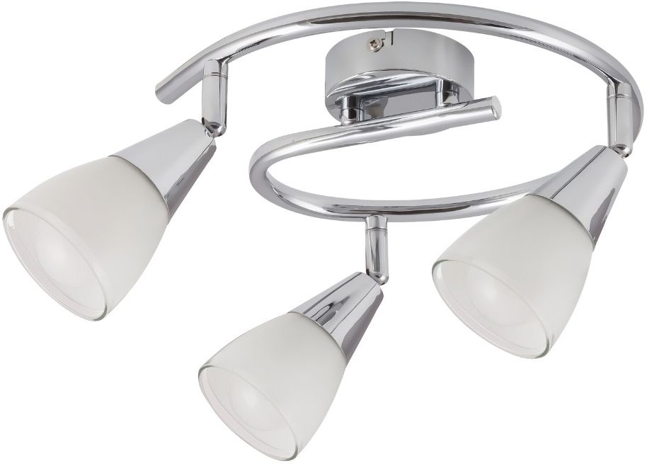 Rabalux Nicolette lampada da soffitto 3x40 W bianco-cromo 6769