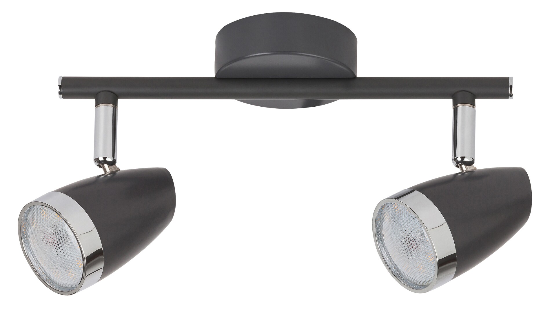 Rabalux Karen lampada da soffitto 2x4 W nero-cromo 6513