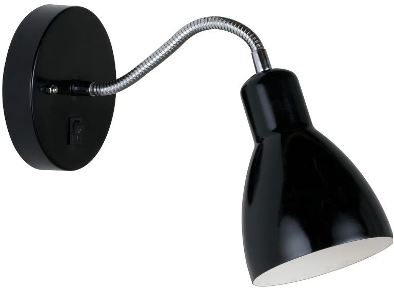 Nordlux Cyclone lampada da parete 1x15 W nero 72991003