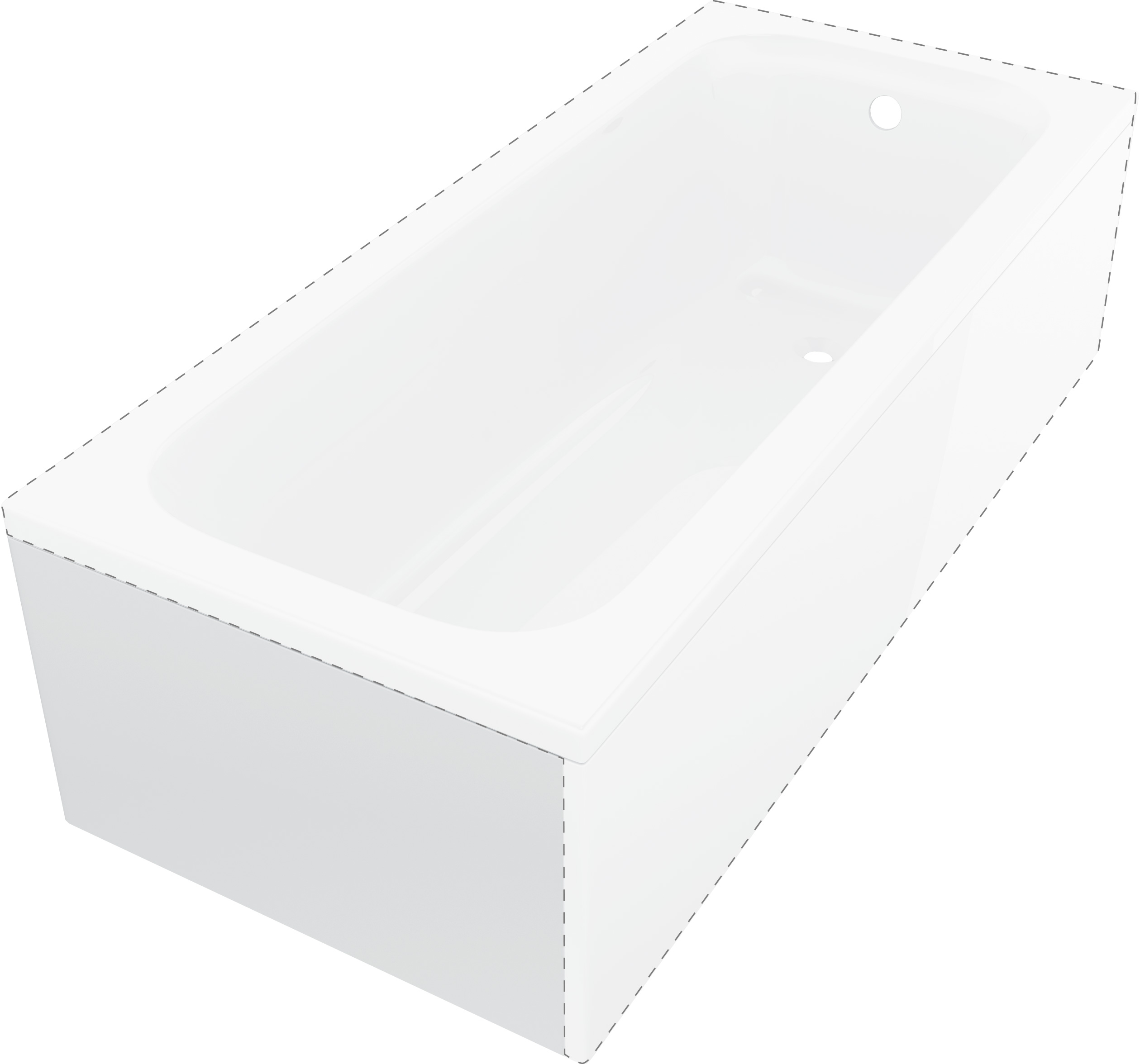 Deante Prizma rivestimento per vasca da bagno KTJK01XO