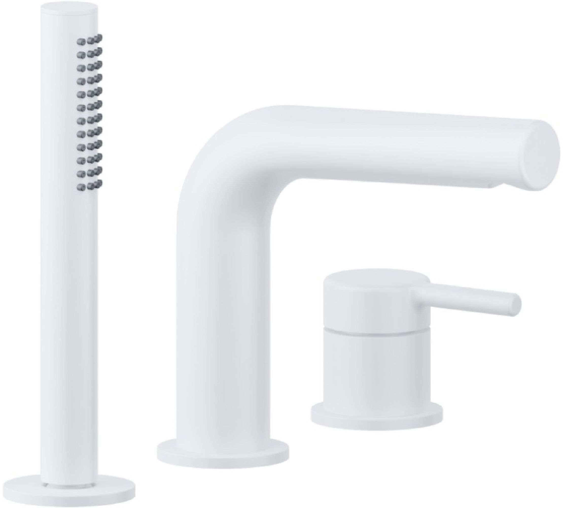 Excellent Pi rubinetto per vasca e doccia bordo vasca bianco AREX.1234WH