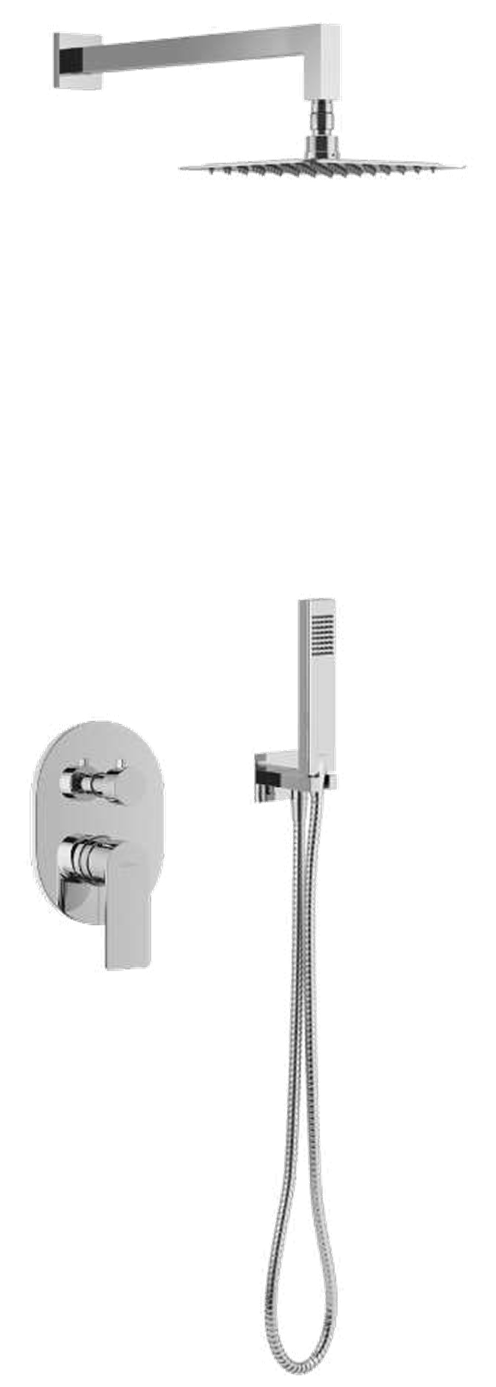 Excellent Glad set doccia da incasso con soffione cromo ARNL.SET1145CR