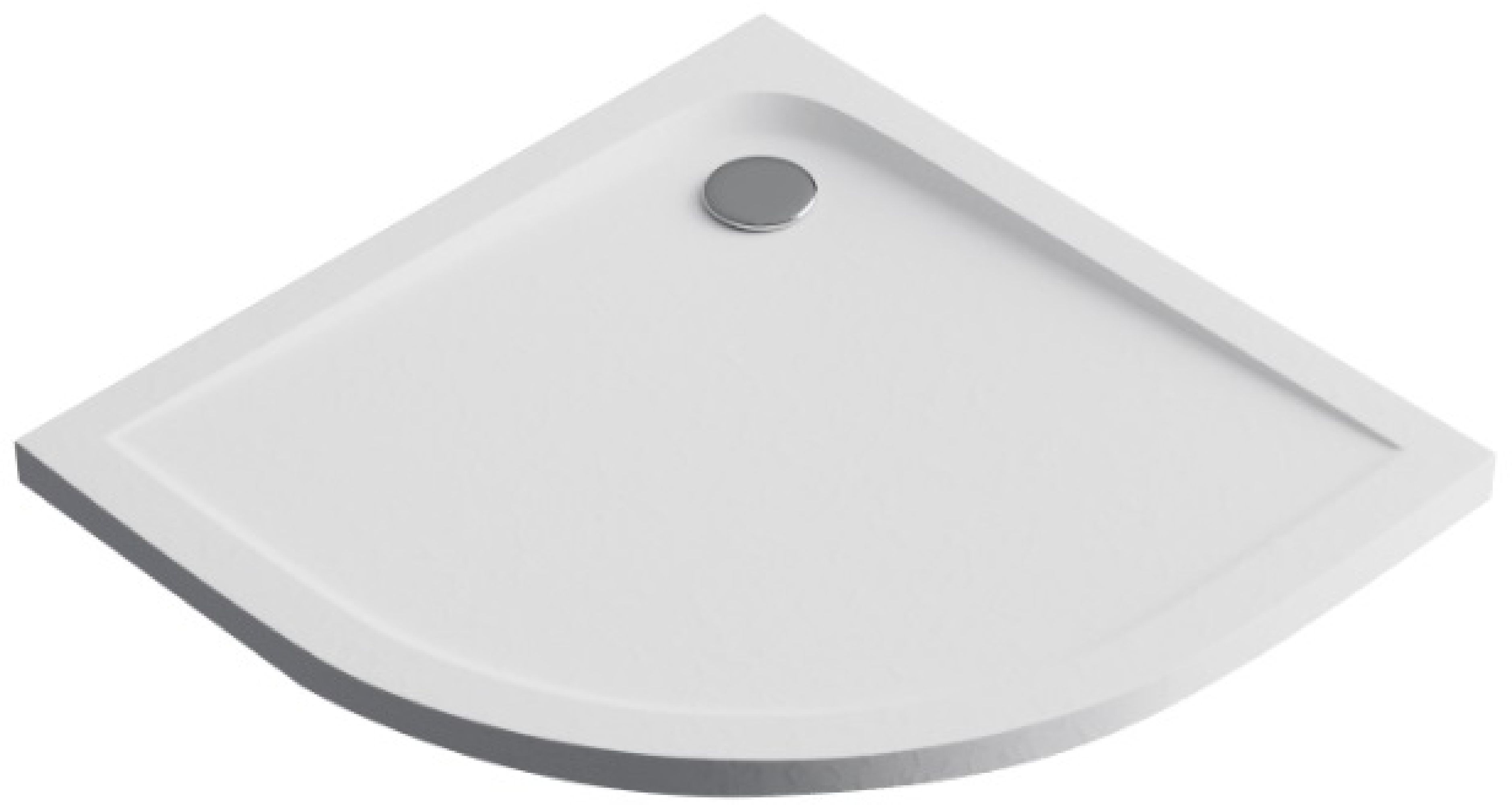 Excellent Sense X piatto doccia semicircolare 100x100 cm bianco BREX.1404100100WHN