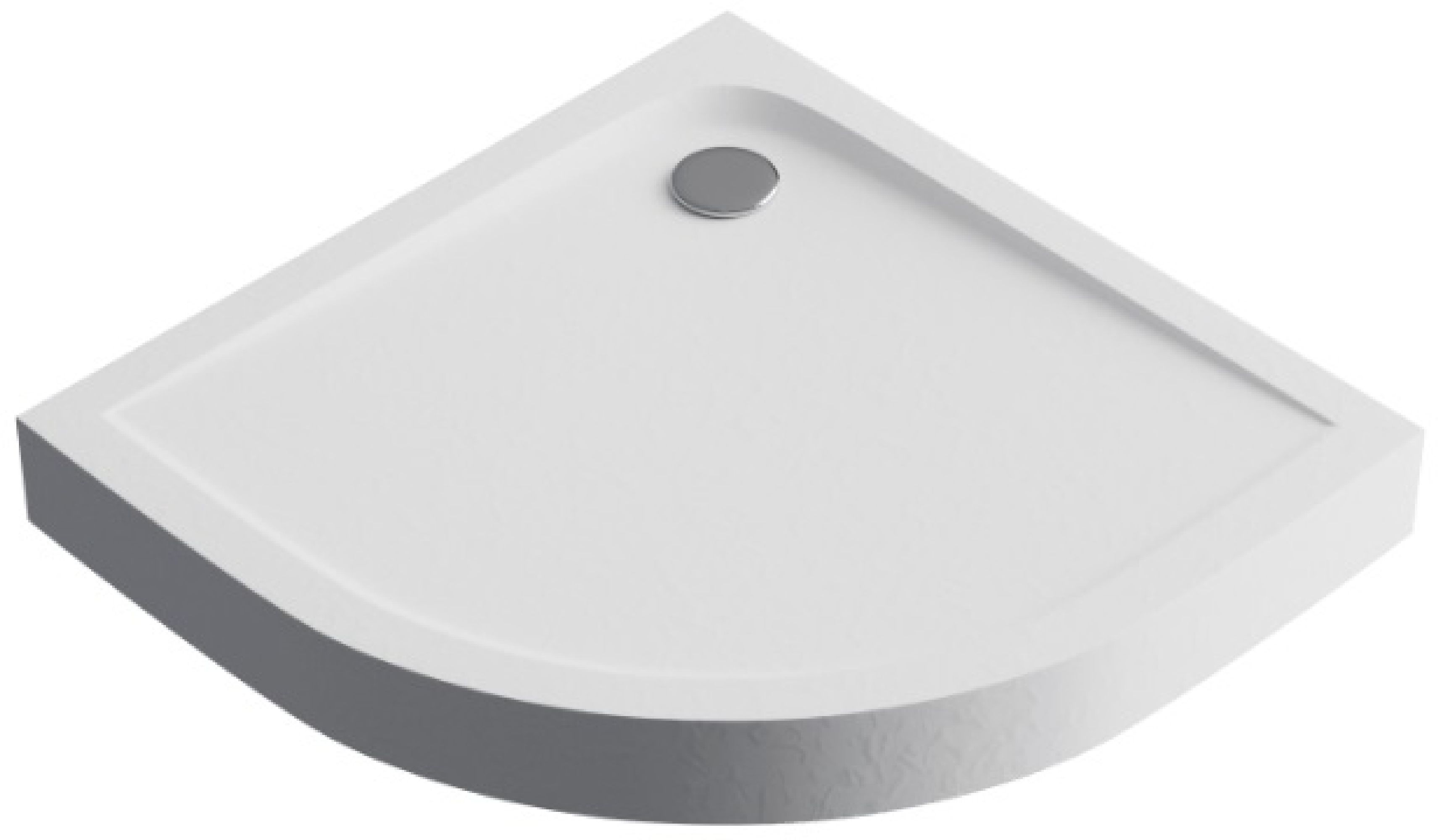 Excellent Sense X piatto doccia semicircolare 100x100 cm bianco BREX.1404100100WHC