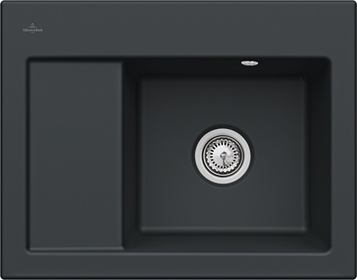 Villeroy & Boch Subway lavello in ceramica 65x51 cm nero 331301R7