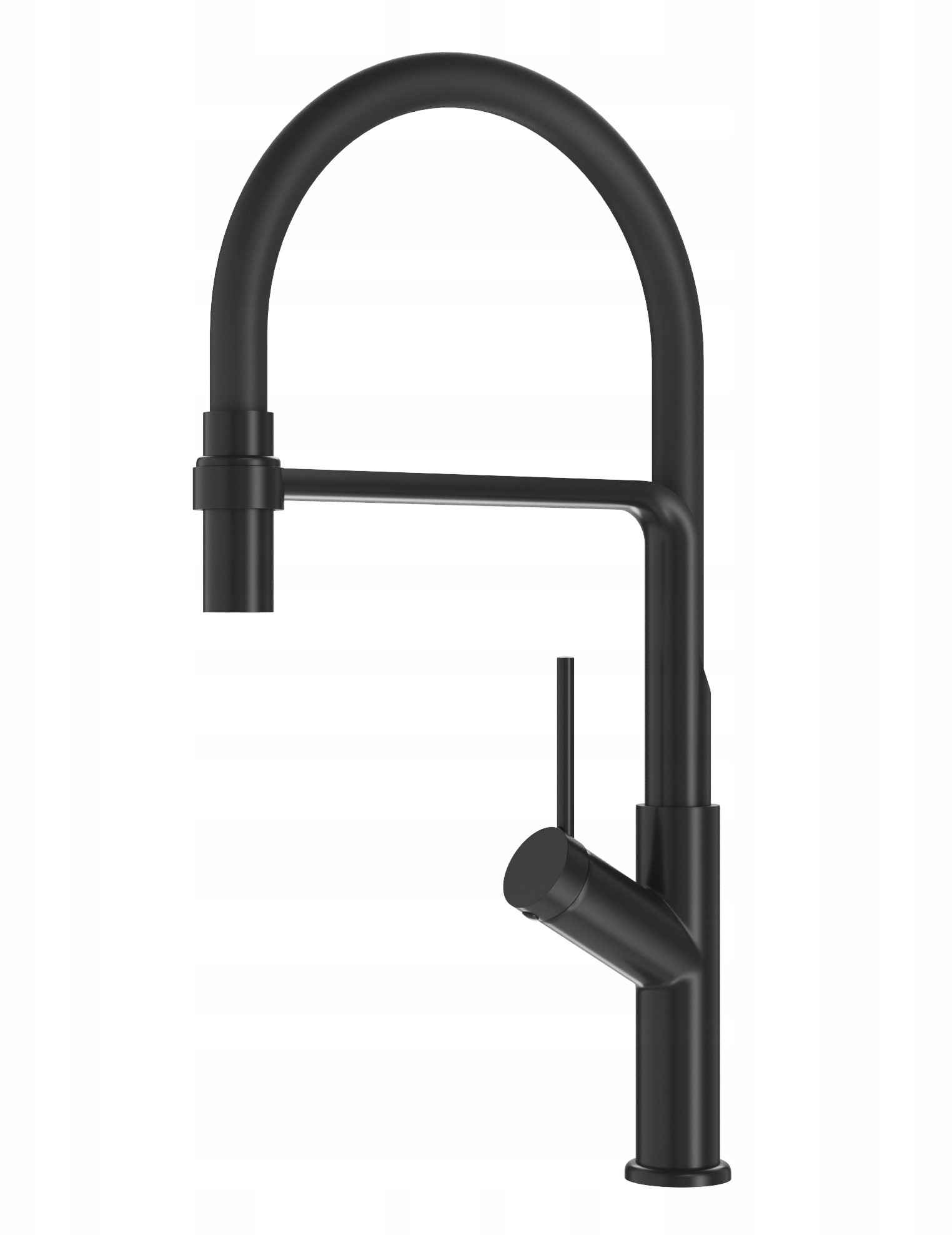 Pyramis Flexos rubinetto da cucina verticale nero 090949901