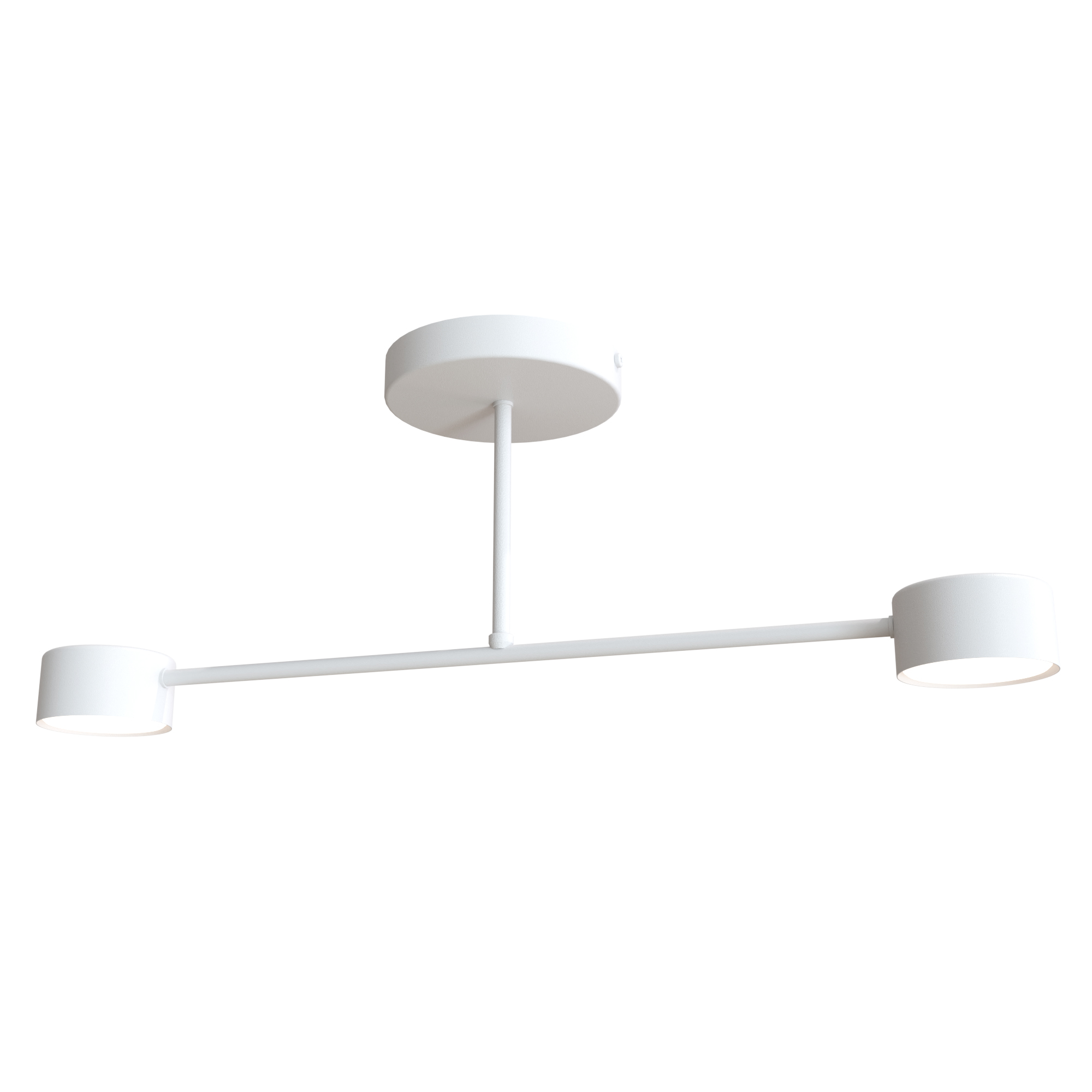 Emibig Halo lampada da soffitto 2x10 W bianco 1356/2