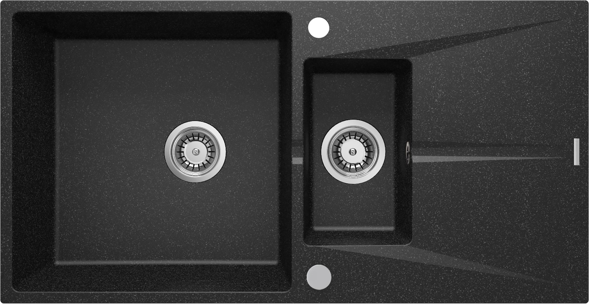 Deante Corio lavello in granito 97x50 cm grigio/grafite/inox ZRC_2513