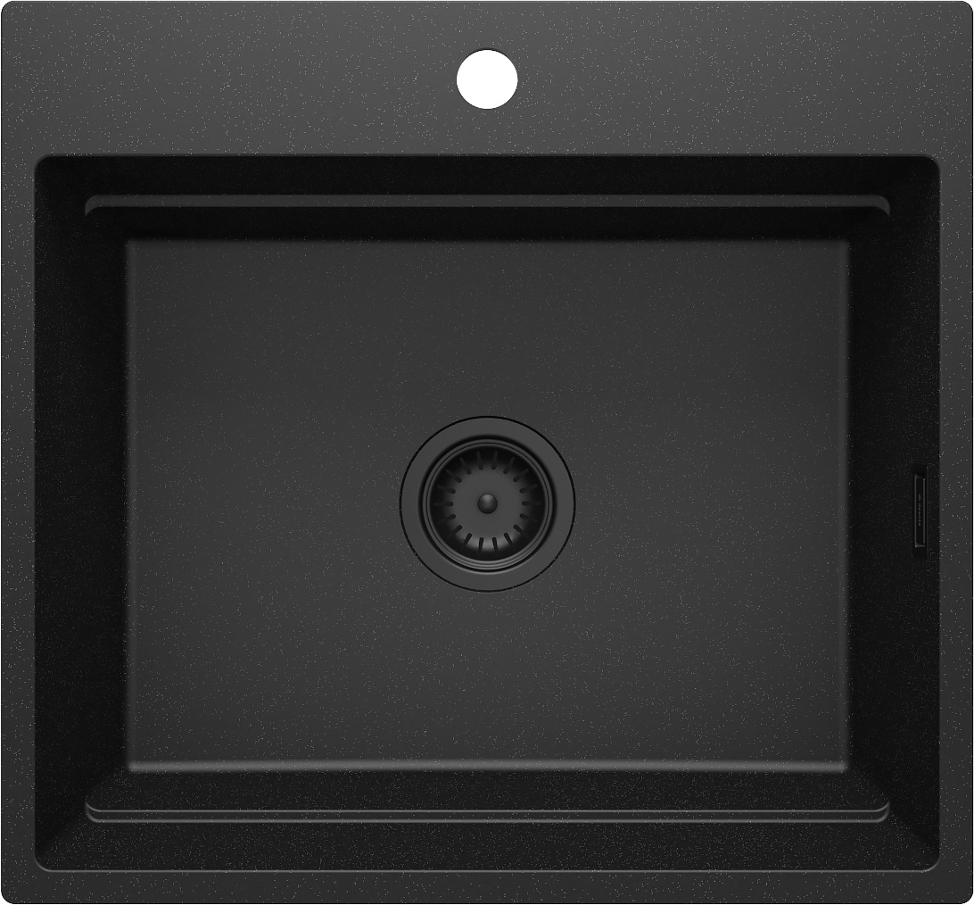 Deante Magnetic lavello in granito 56x52 cm grigio/grafite/inox ZRM_G10A