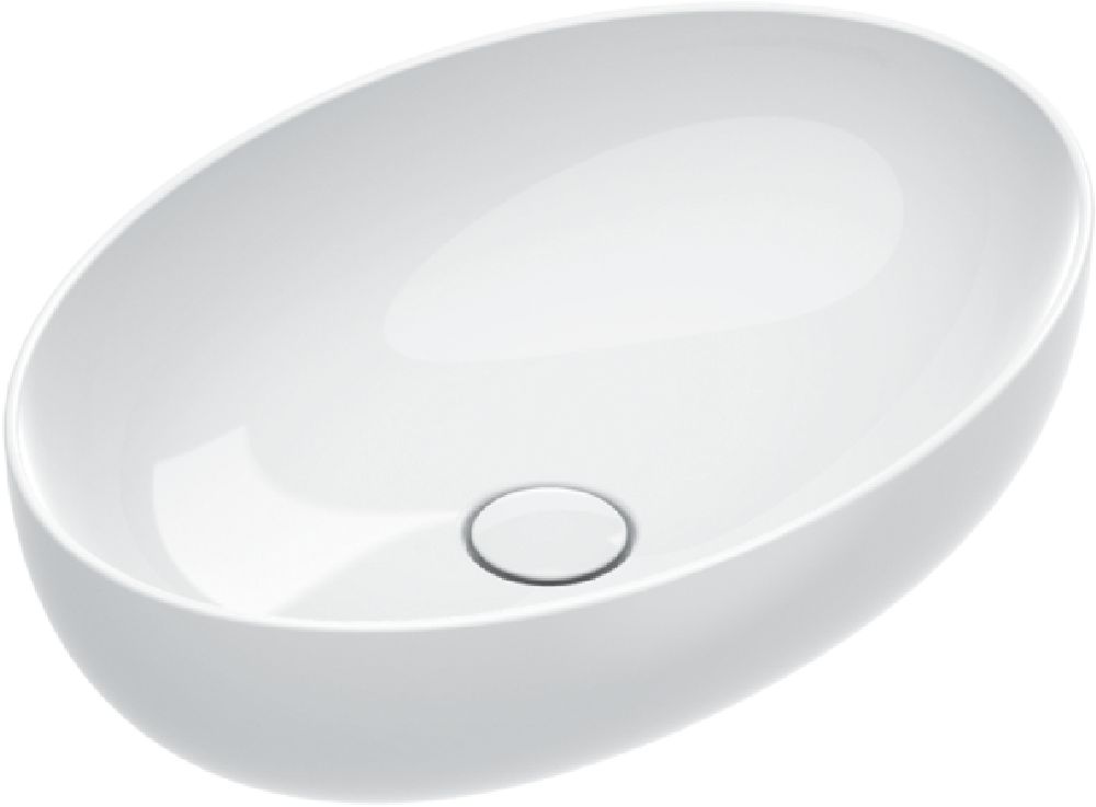 Catalano Sfera lavabo 60x42 cm ovale da appoggio bianco 0522600001