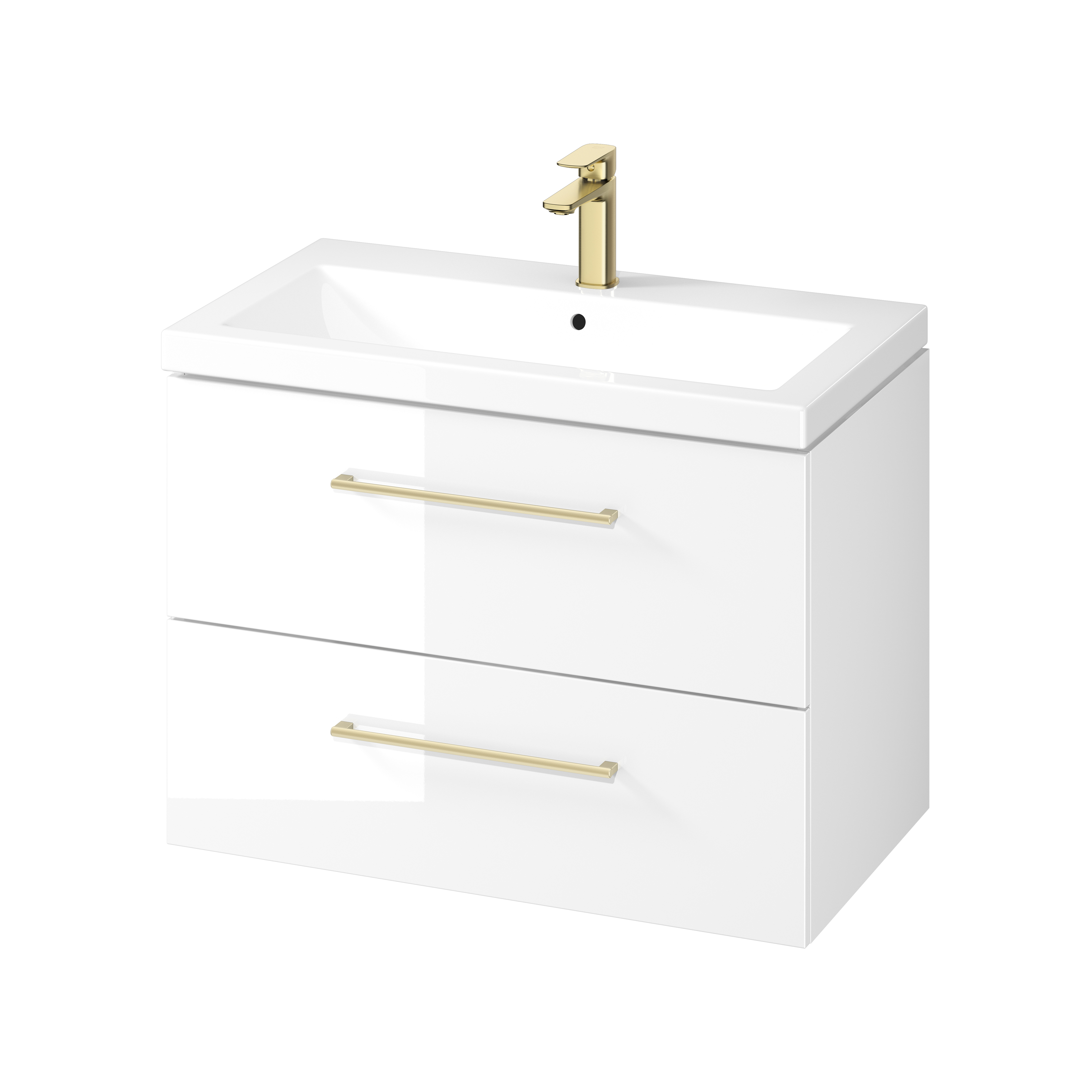 Cersanit Larga lavabo con armadietto 80 cm bianco S801-575
