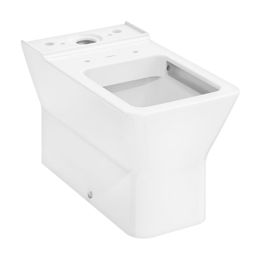 Hansgrohe EluPura Original Q vaso wc a terra senza brida bianco lucida 61177450