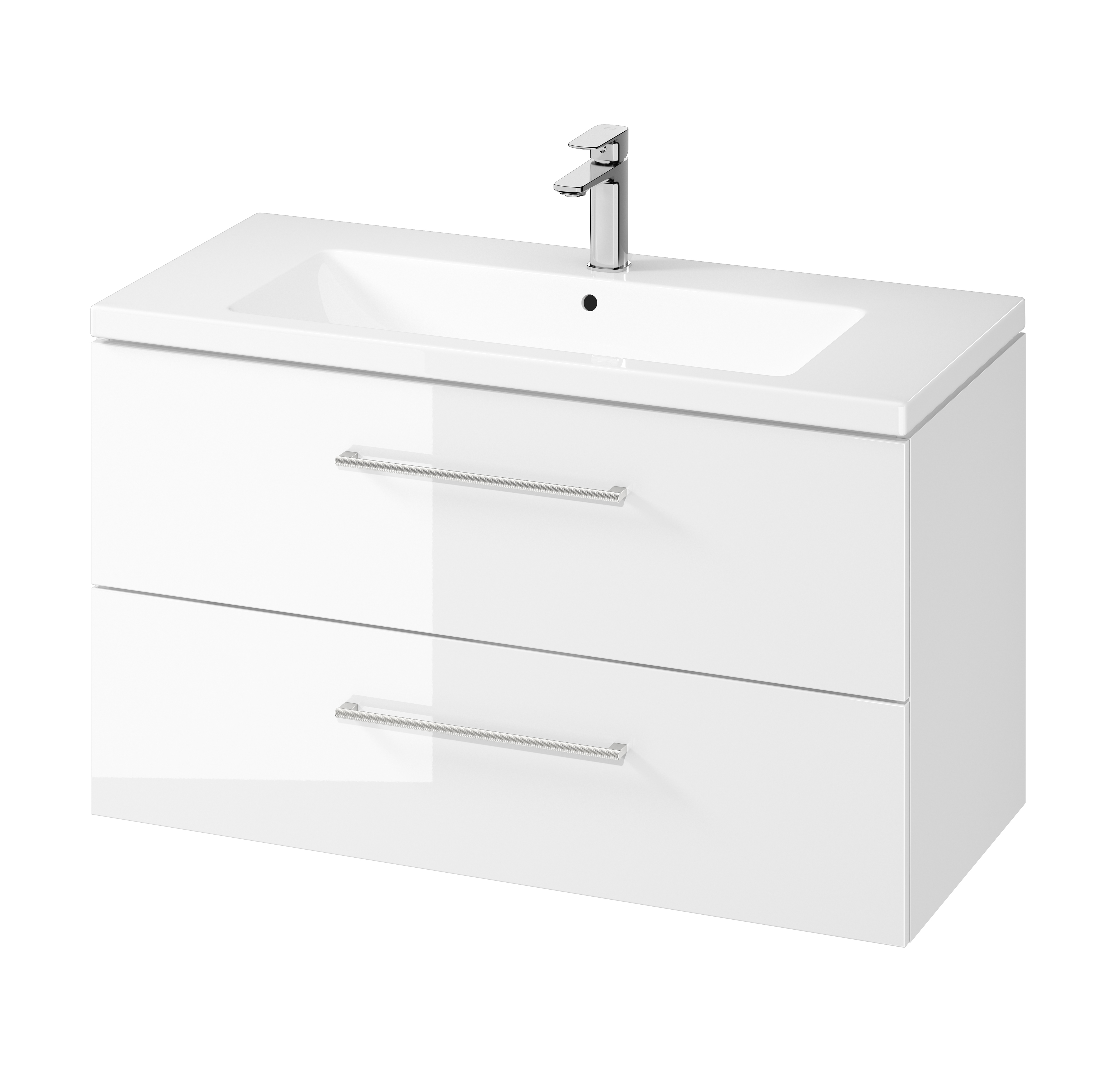 Cersanit Larga lavabo con armadietto 100 cm bianco S801-576