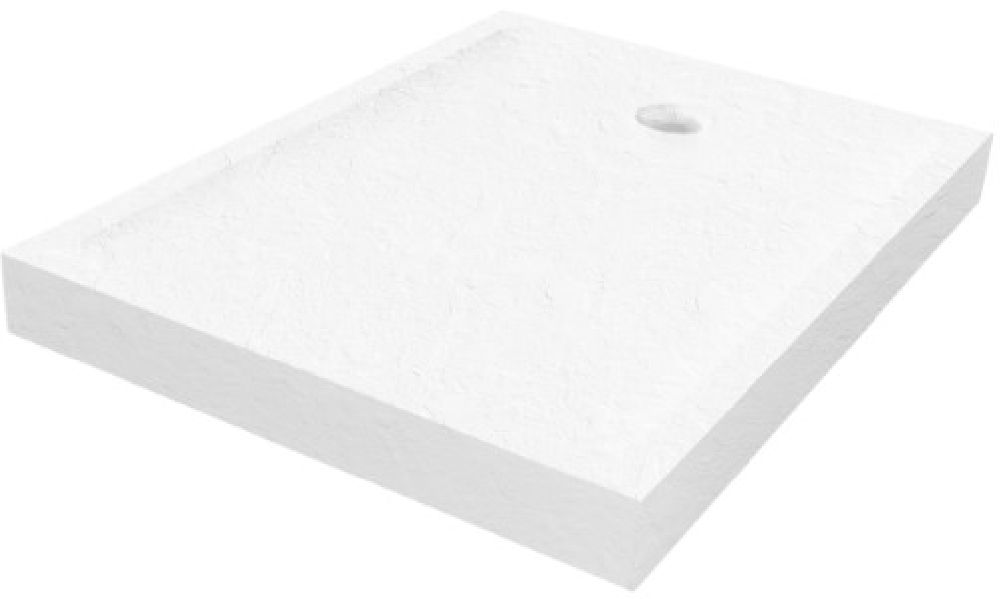 New Trendy Mild Stone piatto doccia rettangolare 100x80 cm bianco B-0528