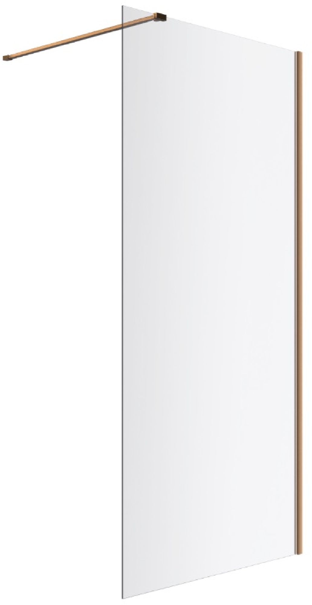 Excellent Vidoq parete doccia walk-in 90 cm rame spazzolata/vetro trasparente KAEX.1506.900.LP.CB