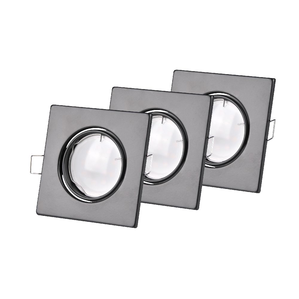 Goldlux Olin lampada da incasso 1x8 W nero 305879