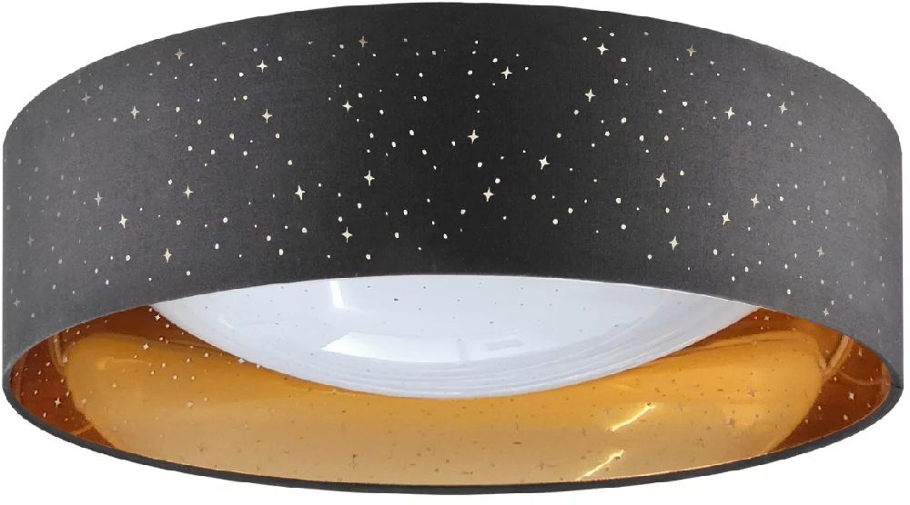 Goldlux Tuluza plafoniera 1x24 W nero 323149