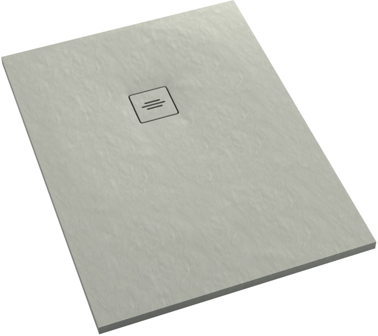 Schedline Protos Cement Stone piatto doccia rettangolare + mascherina 100x80 cm cemento 3SP.P1P-80100/CT/ST-M1/CT/ST