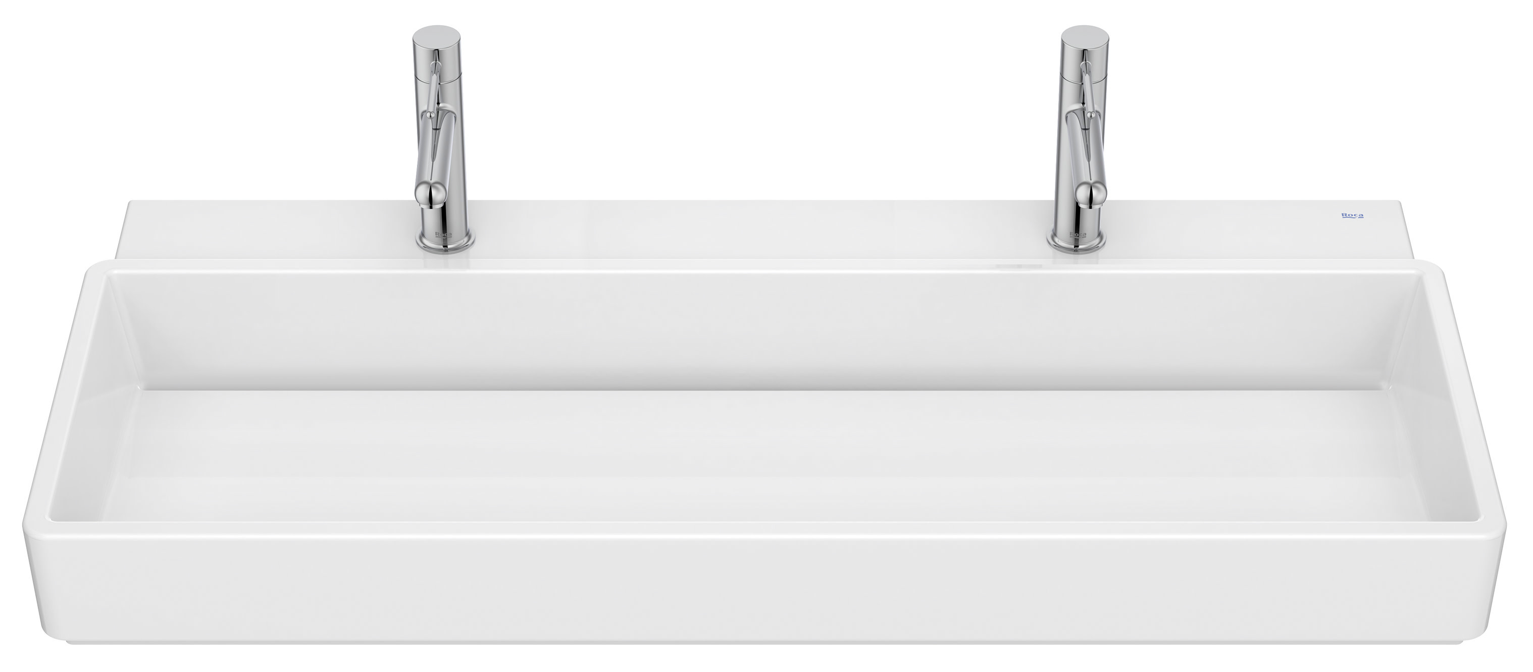 Roca Tura lavabo 100x43 cm rettangolare da mobile-da appoggio bianco A327699000