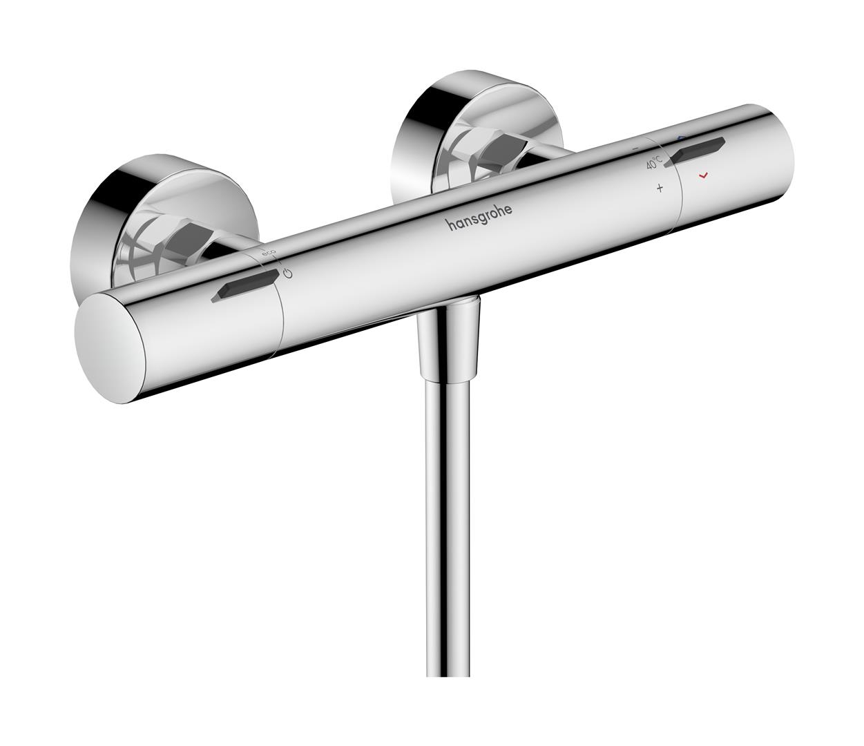 Hansgrohe Ecostat Fine rubinetto per doccia a parete con termostato cromo 13324000