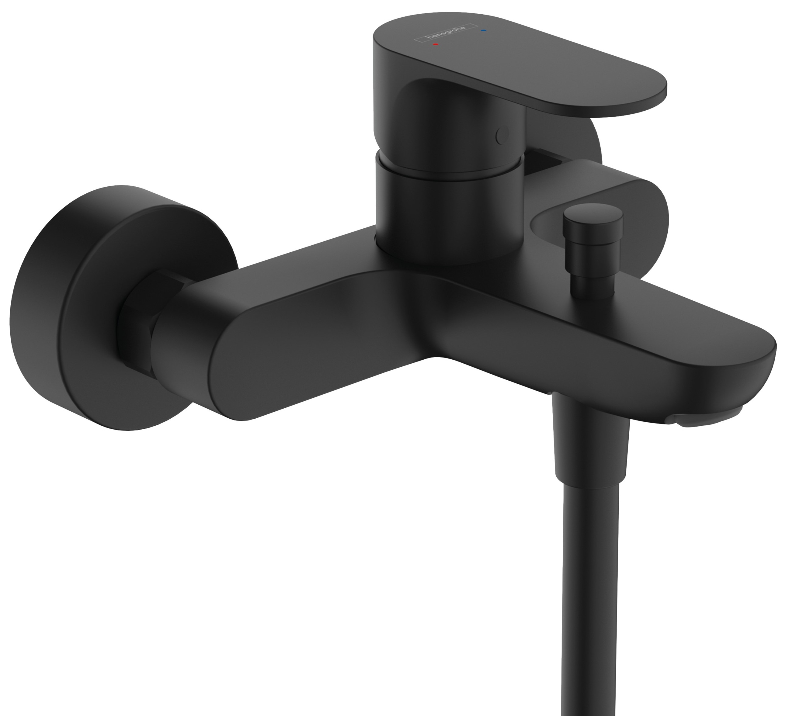 Hansgrohe Rebris S rubinetto per vasca e doccia a parete nero 72440670