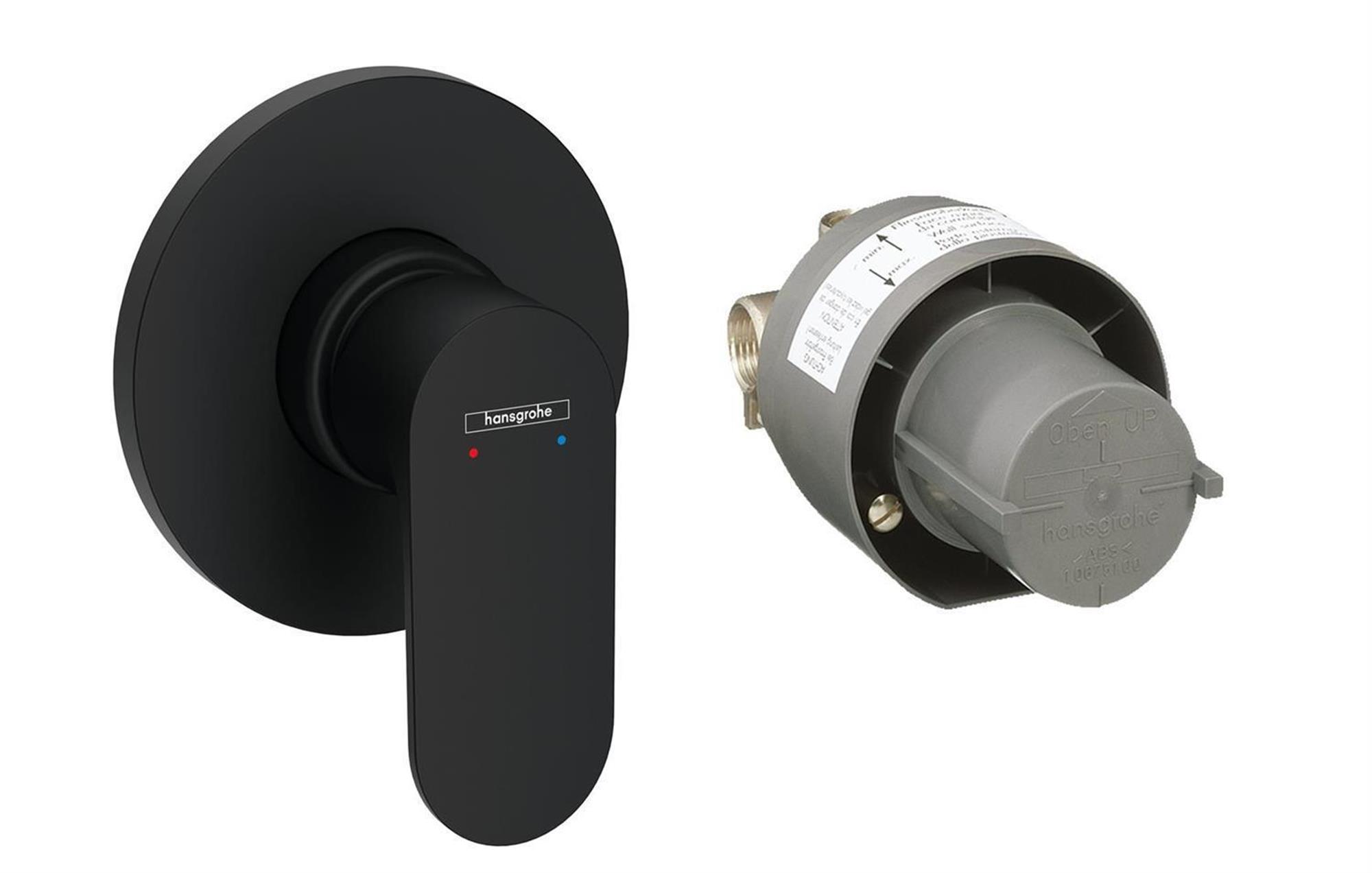 Hansgrohe Rebris S rubinetto per doccia da incasso nero 72648670