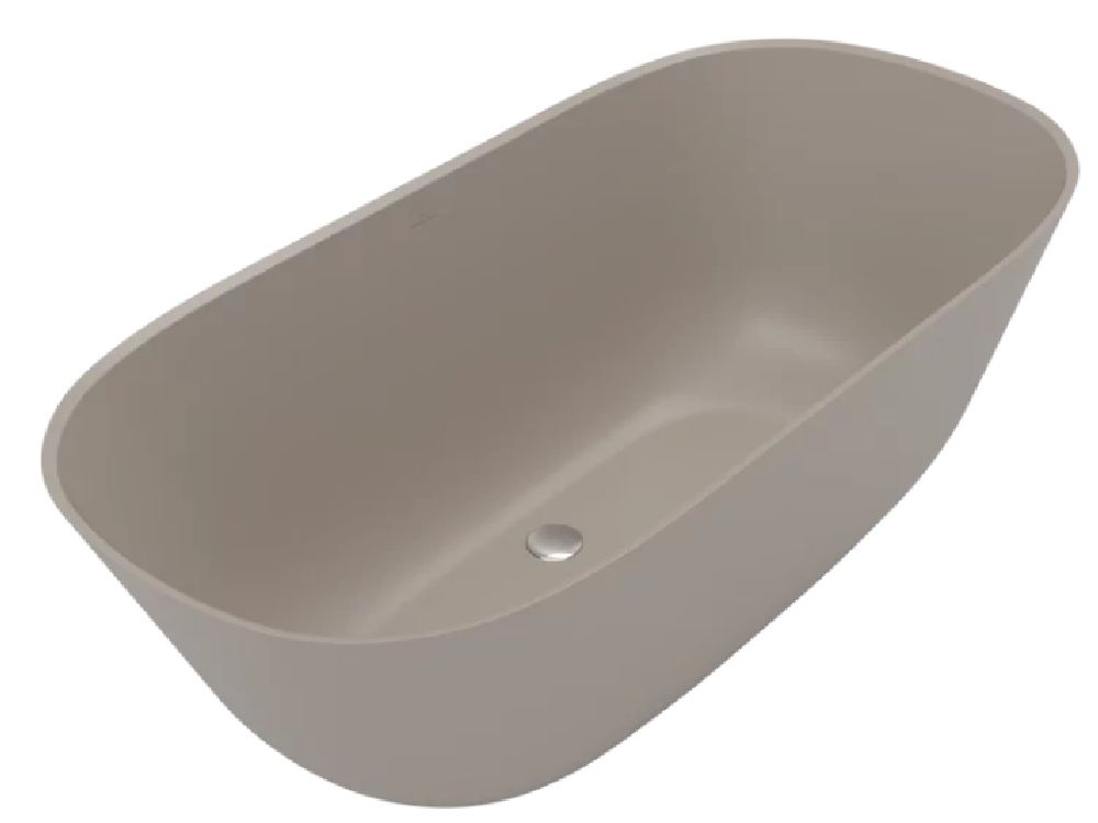 Villeroy & Boch Theano vasca da bagno freestanding 155x75 cm ovale UBQ155ANH7F200V-AL