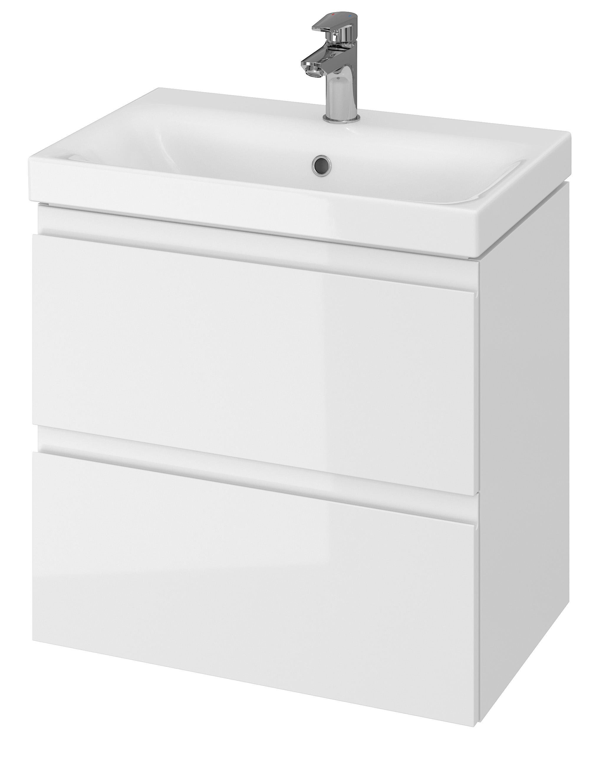 Cersanit Moduo armadietto con set bagno 59.5x37.5x57 cm sottolavabo sospeso bianco S590-004-DSM