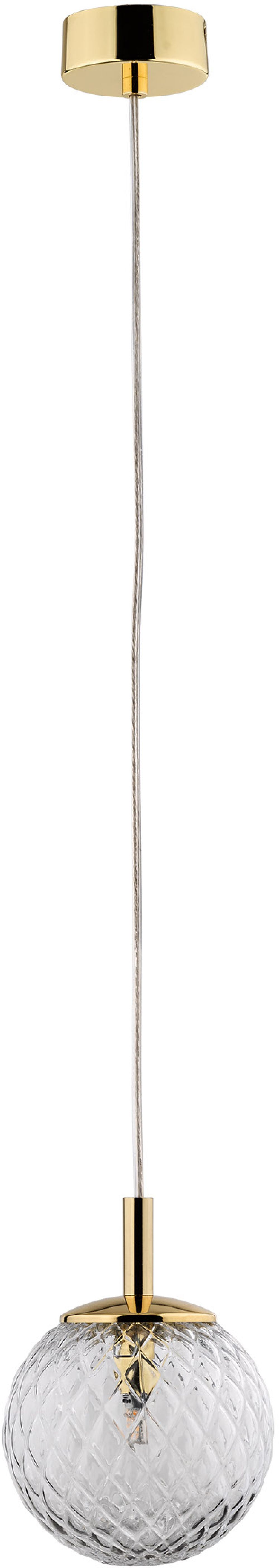 TK Lighting Cadix lampada sospesa 1x8 W oro 759