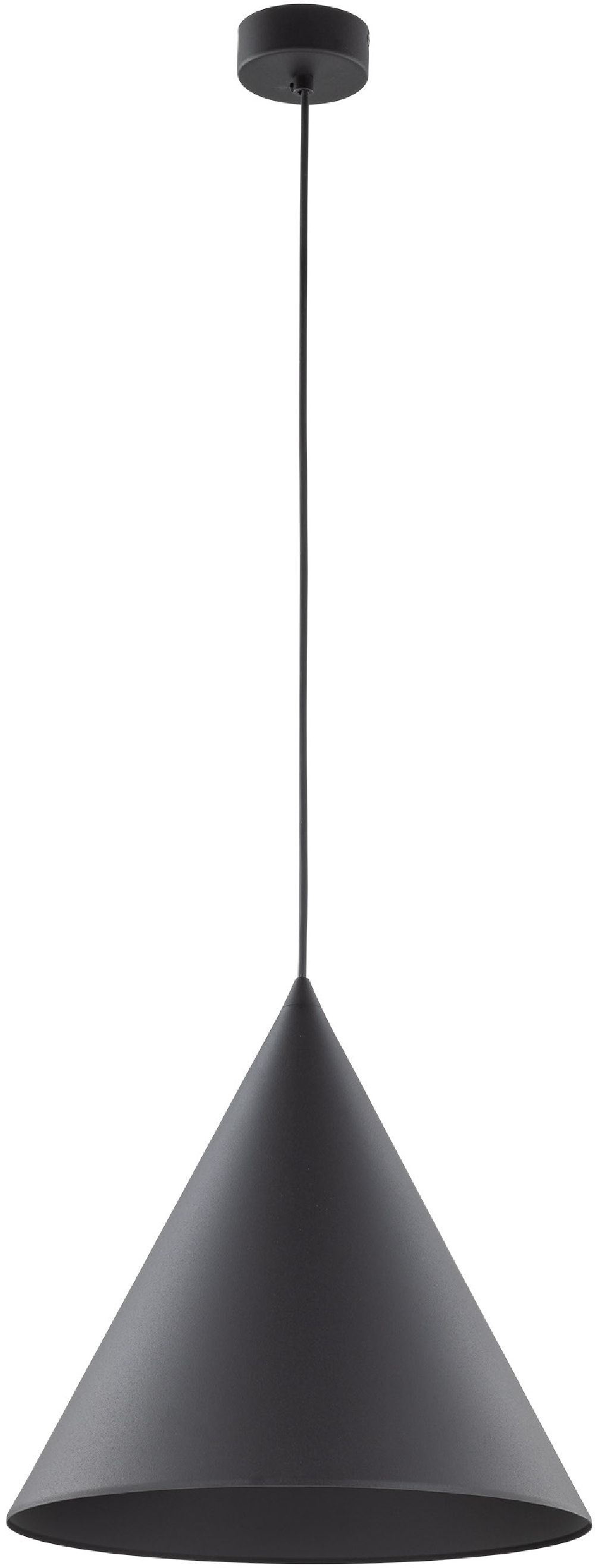 TK Lighting Cono lampada sospesa 1x15 W nero 10058