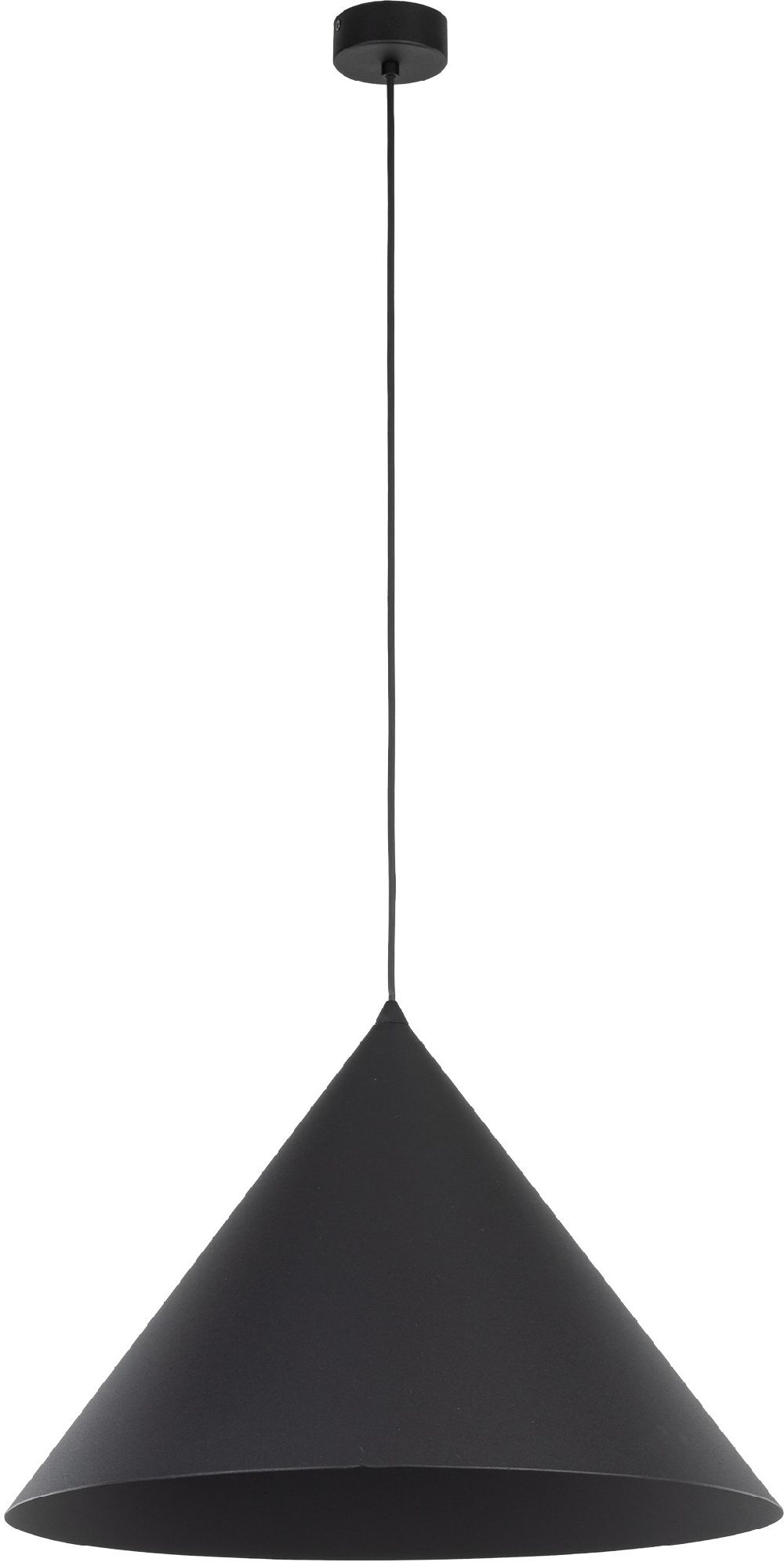 TK Lighting Cono lampada sospesa 1x15 W nero 10059
